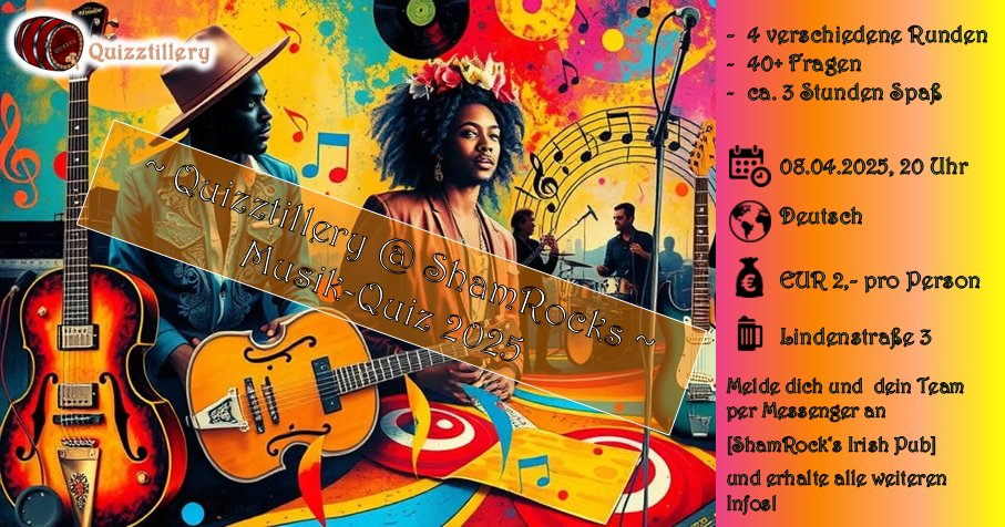 Quizztillery@ShamRocks "Musik-Quiz"