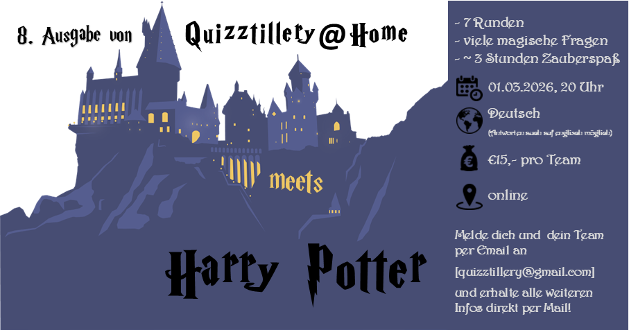 Quizztillery@Home Spezialausgabe "Harry Potter"